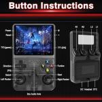 R36S Retro Handheld Game Console with 3.5" IPS Display, 128GB and 21,000+ Classic Games, Open Source Linux System, Screen Portable Pocket Video Player