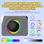 R36T Retro Gaming Console, 3.5'' IPS Screen CRT-Inspired, Handheld Game Console with 18000+ Classic Games, 3500mAh Battery, Supports Multiple Mainstream Emulators, WiFi Network Battling, 64GB (Grey)