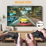 ASTEKID Retro Game Console,Wireless Retro Game Stick with 20,500+ Built-in Games, HDMI Output, Plug & Play, 2.4G Wireless Gamepads, Ideal for Family & Friends Entertainment