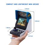 NEOGEO Mini International Edition, PreLoaded 40 SNK Licensed Classic Games, Including King of Fighters, Metal Slug, etc., Supports Large Screen HDMI Output/2 Gamepad Ports/For Adults and Children