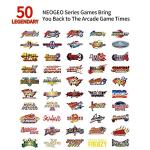 UNICO MVSX Home Arcade, Preloaded 50 SNK Neo Geo Official Licenced Retro Games, Support Two players to Play Games Concurrently, Including The King of Fighters/Metal Slug and More