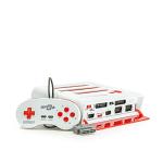 Retro-Bit Super Retro Trio HD Plus 720P 3 in 1 Console System (2019) for Original NES, SNES, and Sega Genesis Games - Red/White