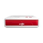 Retro-Bit Super Retro Trio HD Plus 720P 3 in 1 Console System (2019) for Original NES, SNES, and Sega Genesis Games - Red/White