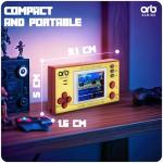 Mini Retro Games Console, 150 in-Built Games, 8-Bit Retro Gaming Handheld Console, 1.8” Full Colour LCD Screen Pocket Console, Immersive Sound Games Console - ThumbsUp!
