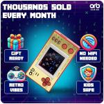 Mini Retro Games Console, 150 in-Built Games, 8-Bit Retro Gaming Handheld Console, 1.8” Full Colour LCD Screen Pocket Console, Immersive Sound Games Console - ThumbsUp!