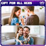 Mini Retro Games Console, 150 in-Built Games, 8-Bit Retro Gaming Handheld Console, 1.8” Full Colour LCD Screen Pocket Console, Immersive Sound Games Console - ThumbsUp!