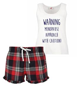 60 Second Menopause Makeover Tartan Pyjama Set