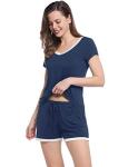 Amorbella Breathable Bamboo Pajama Set for Menopause