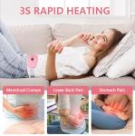 LISACOOL Wireless Heating Pad for Cramps and Comfort