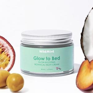 WildMint Glow to Bed Night Cream for Mature Skin