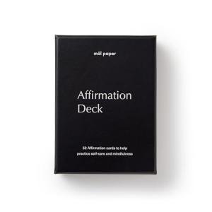 Mindful Affirmation Card Deck - 52 Inspirational Cards