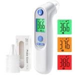 Digital Ear Thermometer with Fever Alarm & Probes