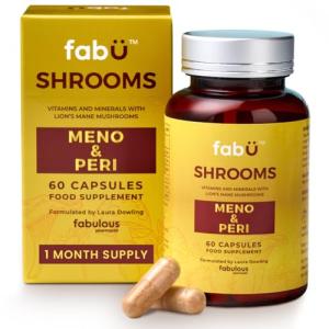 MENO & PERI Mushroom Magnesium Supplements for Women