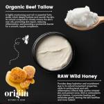 Honey & Vanilla Whipped Tallow Balm for Skin