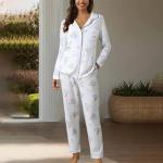 Personalized Fleece Pyjama and Gown Set for Women