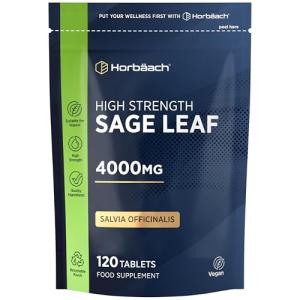 High Strength Sage Tablets for Menopause Relief 4000mg
