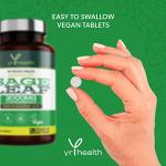 High Strength Sage Tablets 3000mg - 90 Vegan Tablets