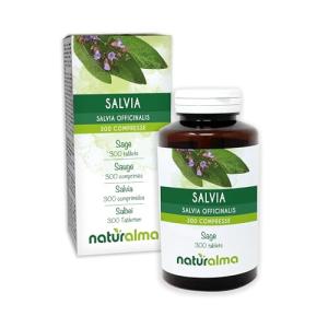Natural Vegan Sage Leaves Supplement - 150g 300 Tablets