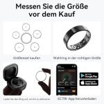 Smart Ring for Heart Rate, Sleep, Temperature Monitoring