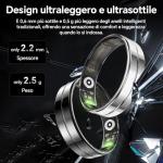 Smart Ring for Heart Rate, Sleep, Temperature Monitoring