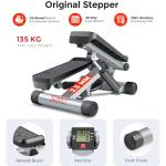 Sunny Health Mini Stepper with Resistance Bands