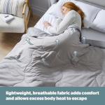 Cooling Blanket and Gel Pad Set for Night Sweats