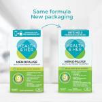 Health & Her Menopause Support Supplements - Vegan 180 Capsules