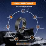 AMOVAN Smart Fitness Tracker Ring for Women