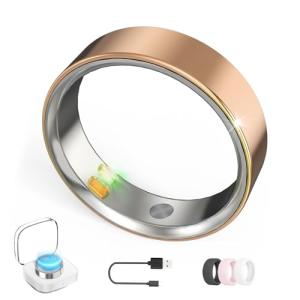 Smart Ring with Health Tracking & Vibration Alerts