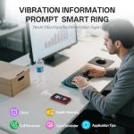 Smart Ring with Health Tracking & Vibration Alerts