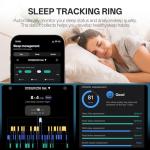 Smart Ring with Health Tracking & Vibration Alerts