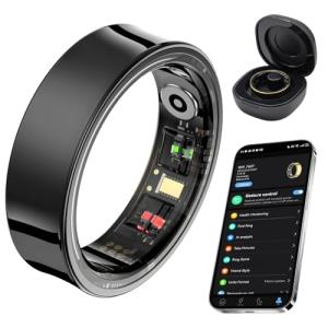 AMOVAN Smart Fitness Tracker Ring for Women