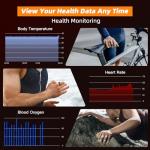 AMOVAN Smart Fitness Tracker Ring for Women
