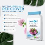 High Strength Red Clover Capsules for Menopause Support