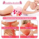 Cute Axolotl Microwave Heating Pad for Cramps