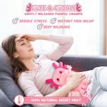 Cute Axolotl Microwave Heating Pad for Cramps