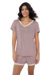 Cozy Bamboo Pajama Set for Menopause (Blushing Pink)