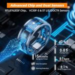 Smart Fitness Tracker Ring for Women and Men