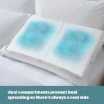 Cooling Blanket and Gel Pad Set for Night Sweats