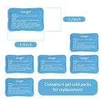 NEWGO Reusable Hot Cold Gel Ice Pack Set
