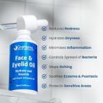 Natural Face & Eyelid Oil for Dry Skin Relief