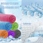 6 Pack Soft Cooling Towels for Neck and Face