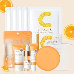 LAIKOU Vitamin C Skincare Set for Radiant Skin