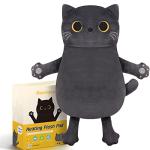 Microwave Heating Pad for Cramps Relief - Grey Cat