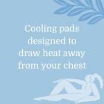 Cooling Bra Inserts for Menopause Hot Flush Relief
