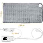 Electric Heating Pad with Auto Shut-Off, 6 Heat Levels