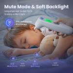 Digital Ear Thermometer with Fever Alarm & Probes