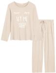 Cooling Bamboo Pajamas Set for Night Sweats
