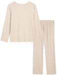 Cooling Bamboo Pajamas Set for Night Sweats