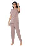 Cooling Summer Pajamas Set in Blushing Pink